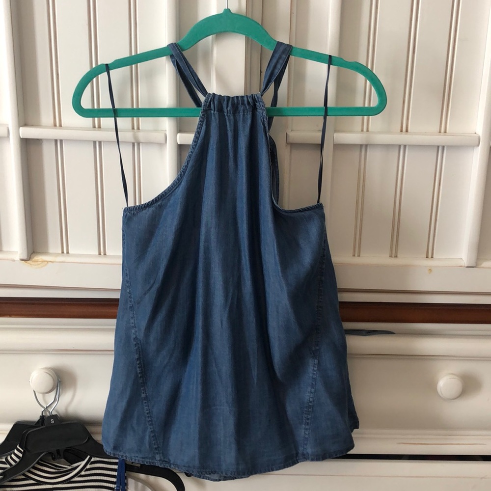 Blue tank top